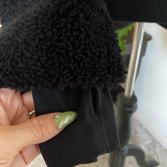 SAM Boucle Faux Shearling Nala Outdoor Coat Water Resistant Bomber Jacket - Picture 9 of 16